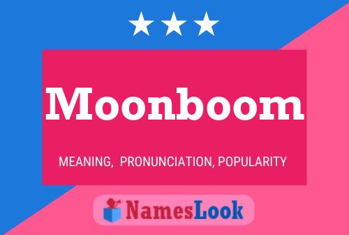 Moonboom Naam Poster