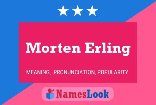 Morten Erling Naam Poster