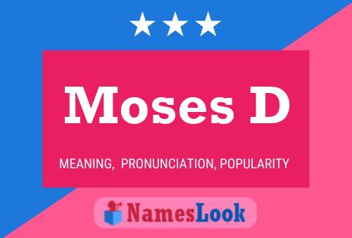 Moses D Naam Poster