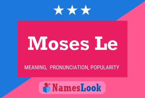 Moses Le Naam Poster