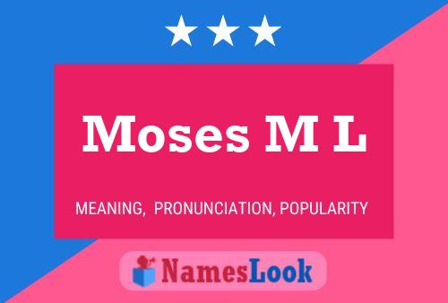 Moses M L Naam Poster