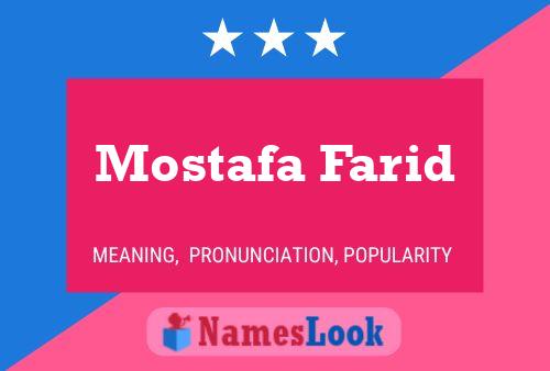 Mostafa Farid Naam Poster