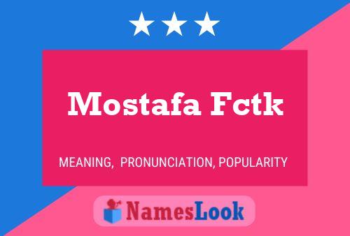 Mostafa Fctk Naam Poster