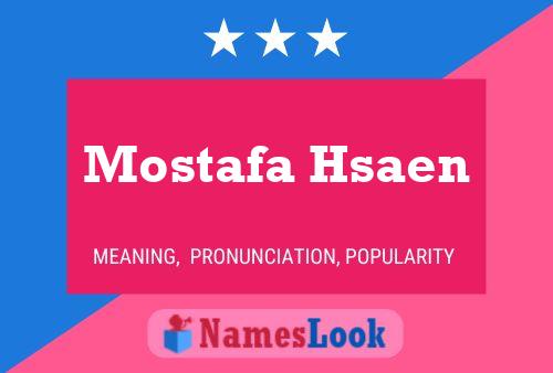 Mostafa Hsaen Naam Poster