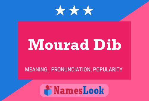 Mourad Dib Naam Poster