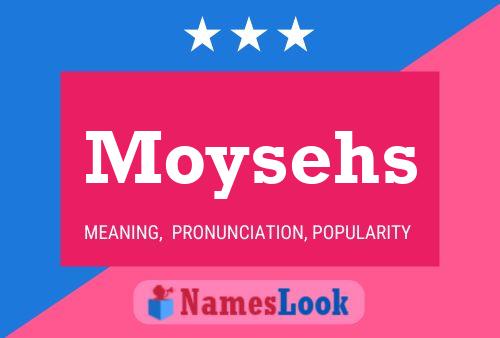 Moysehs Naam Poster