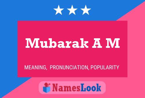 Mubarak A M Naam Poster