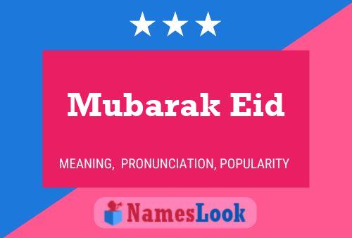 Mubarak Eid Naam Poster