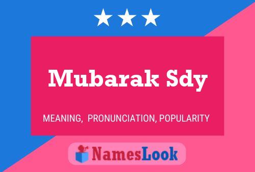 Mubarak Sdy Naam Poster