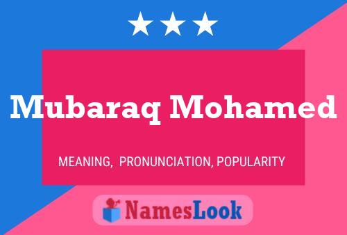 Mubaraq Mohamed Naam Poster