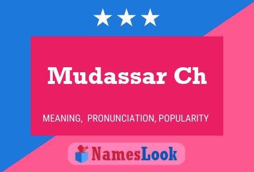 Mudassar Ch Naam Poster