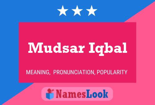 Mudsar Iqbal Naam Poster