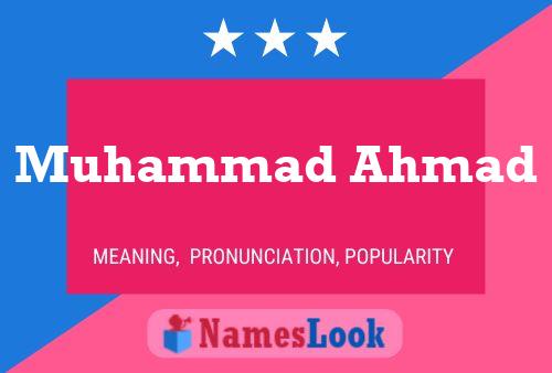 Muhammad Ahmad Naam Poster