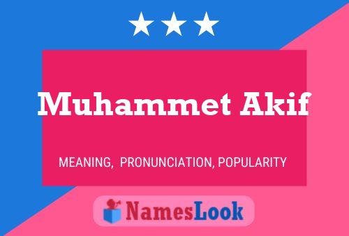 Muhammet Akif Naam Poster