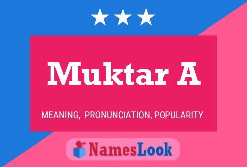 Muktar A Naam Poster