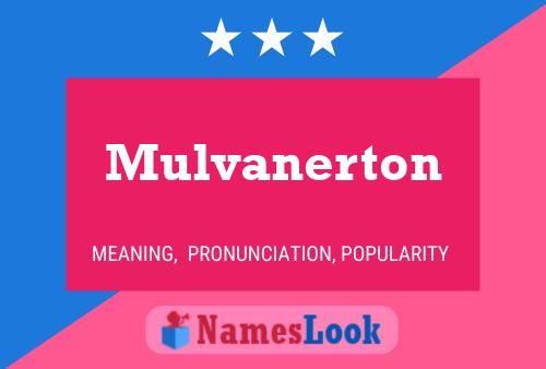 Mulvanerton Naam Poster