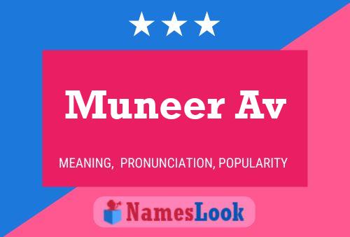 Muneer Av Naam Poster