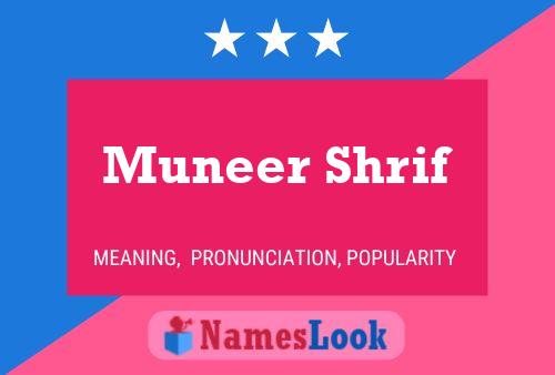 Muneer Shrif Naam Poster