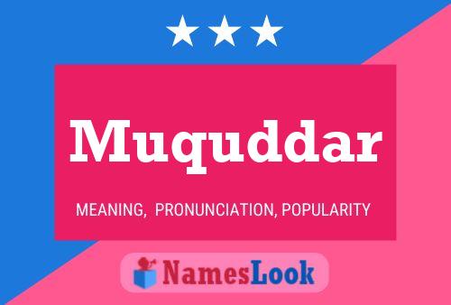 Muquddar Naam Poster