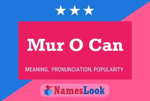 Mur O Can Naam Poster