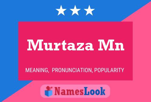 Murtaza Mn Naam Poster