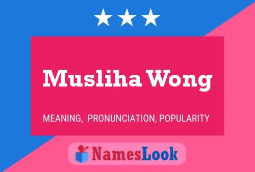 Musliha Wong Naam Poster