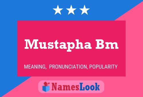 Mustapha Bm Naam Poster