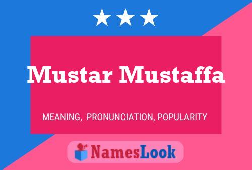 Mustar Mustaffa Naam Poster