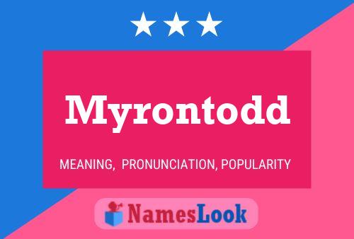 Myrontodd Naam Poster