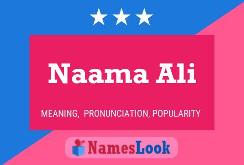 Naama Ali Naam Poster