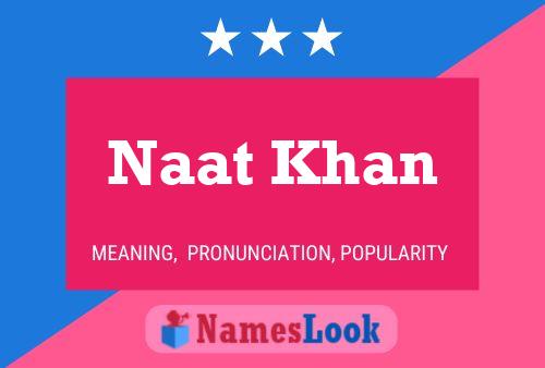 Naat Khan Naam Poster