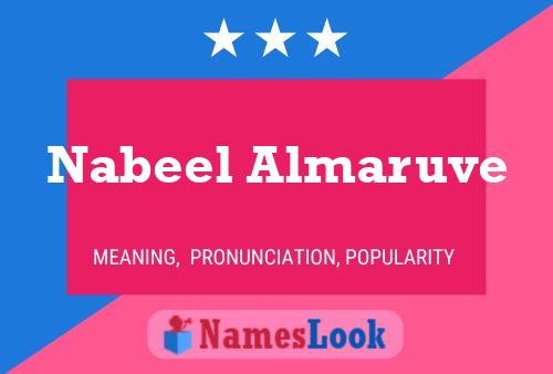 Nabeel Almaruve Naam Poster