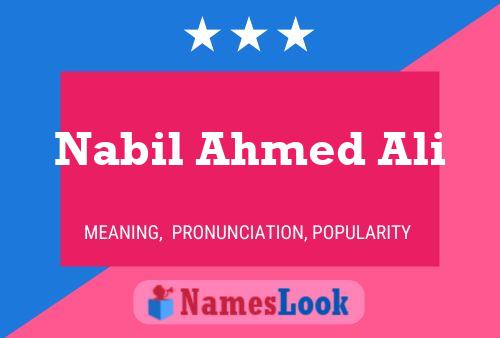 Nabil Ahmed Ali Naam Poster