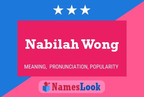 Nabilah Wong Naam Poster