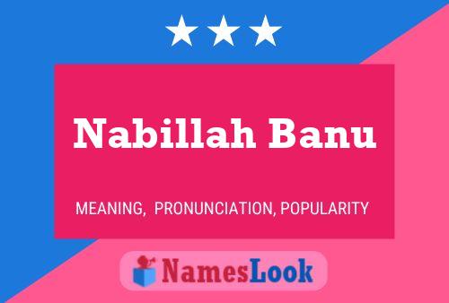 Nabillah Banu Naam Poster