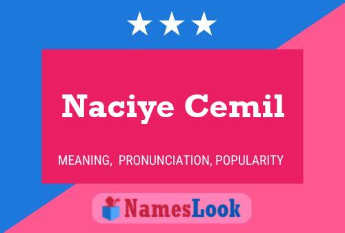 Naciye Cemil Naam Poster