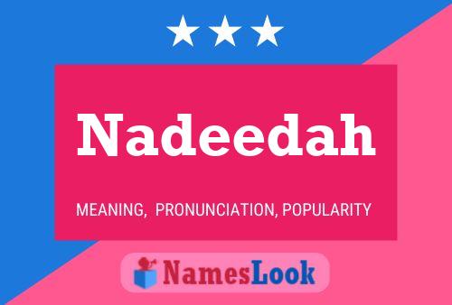 Nadeedah Naam Poster