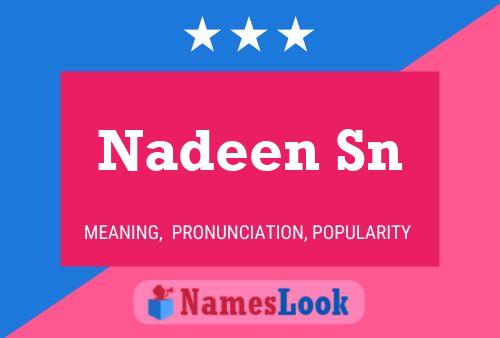 Nadeen Sn Naam Poster