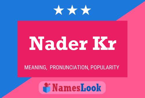 Nader Kr Naam Poster