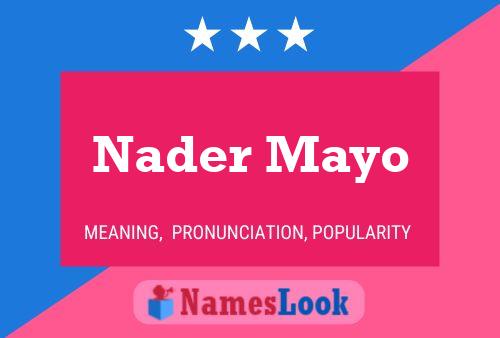 Nader Mayo Naam Poster