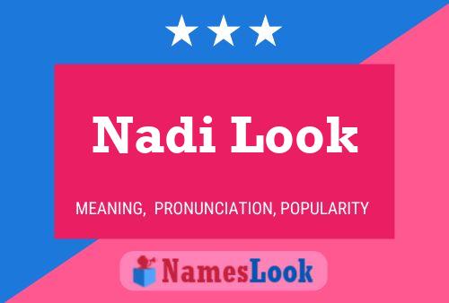 Nadi Look Naam Poster