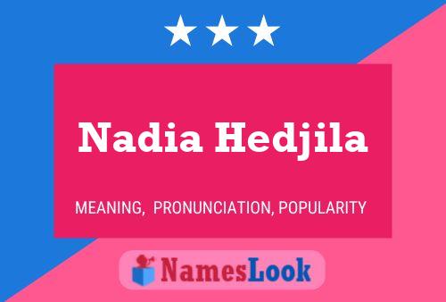 Nadia Hedjila Naam Poster