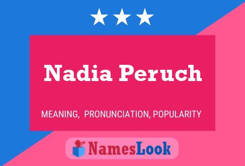 Nadia Peruch Naam Poster