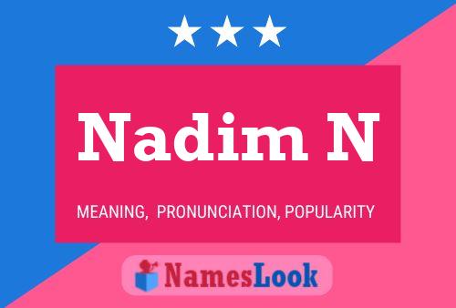 Nadim N Naam Poster