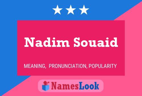 Nadim Souaid Naam Poster