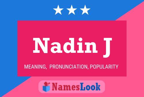 Nadin J Naam Poster