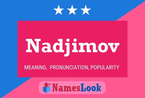 Nadjimov Naam Poster