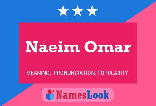 Naeim Omar Naam Poster