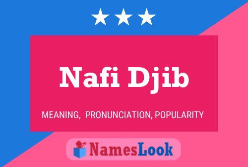 Nafi Djib Naam Poster