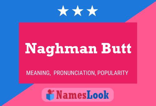 Naghman Butt Naam Poster